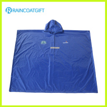 Blaue Polyester PVC Reflektierende Regen Poncho Rbc-028